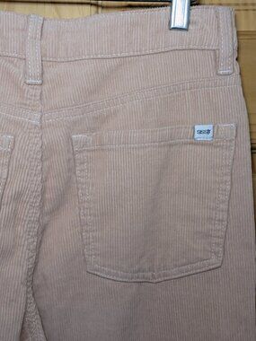 Sisstr Evolution Womens Corduroy Wide Leg Pants Blush Pink 24 Button Fly